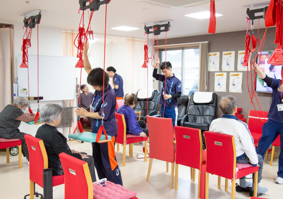 運動機器の紹介 機能訓練型デイサービス 早稲田イーライフ温品 広島 温品地域の介護のことならlile The Style